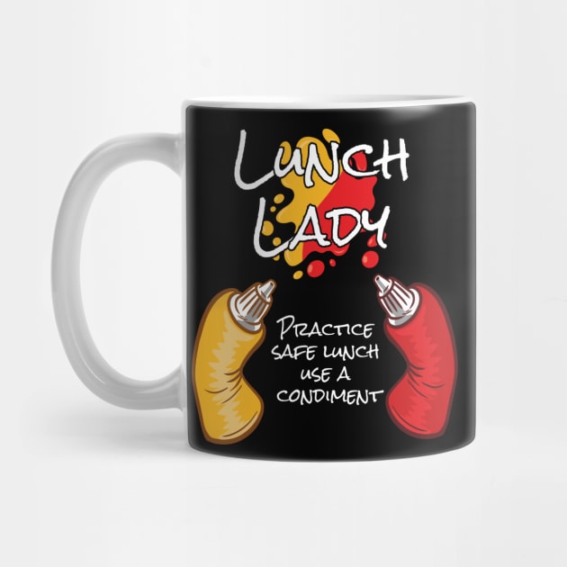 Lunch Lady Practice Safe Lunch School and Lunch Lady by Riffize